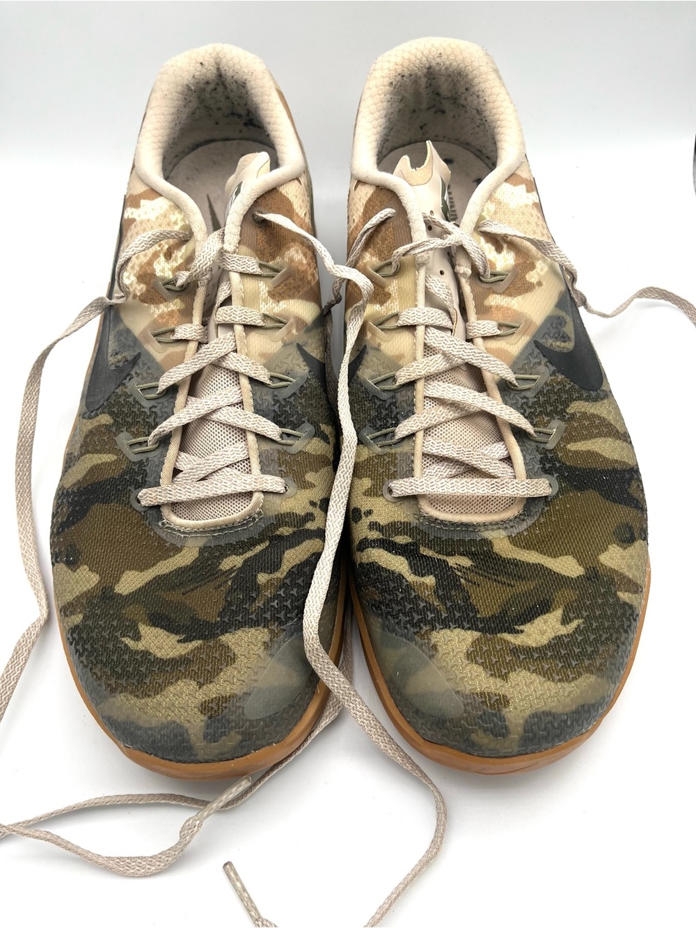 Nike Camo Running Shoes in Olive, Tan and Black Men’s Size 12.5